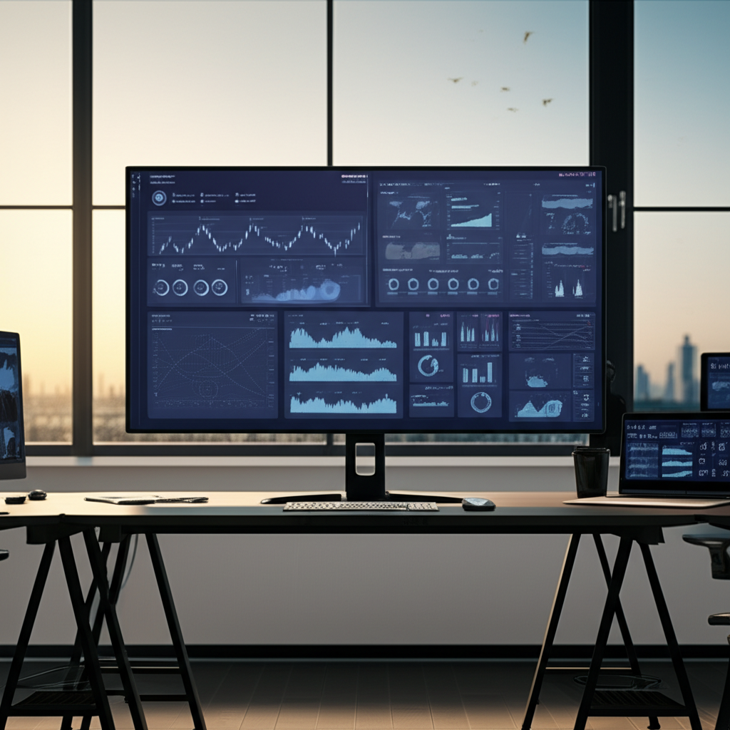 Modern financial dashboard and analytics